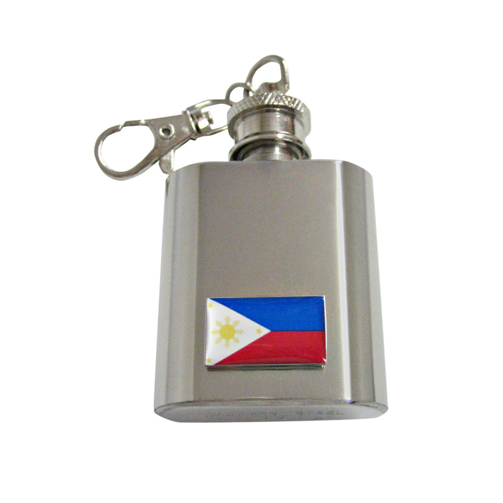 Philippines Flag Keychain Flask - image 1